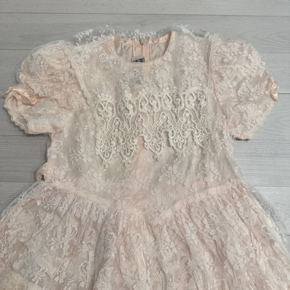 Jessica McClintok girls lace dress size‎ 6x
